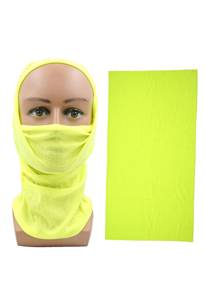 Choice DC023 neon yellow Outdoor Magic Bandana Solid Neon Color Cycling Hikin...