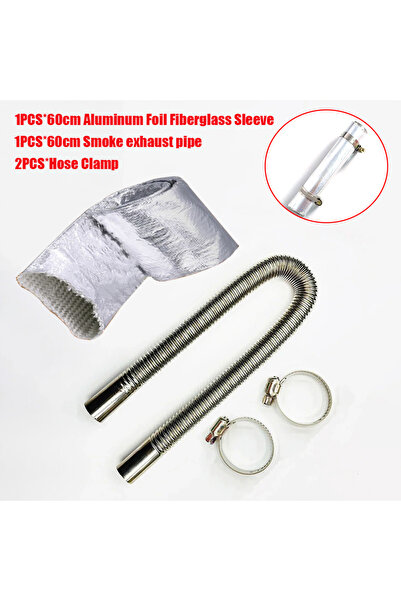 Choice10 GRG Set-60cm 24mm Elbow Pipe Air Parking Heater Exhaust Tube Connect...