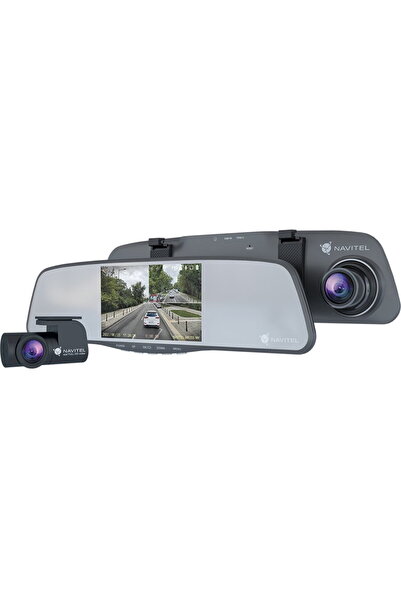 Navitel Camera auto DVR MR255 NV, display IPS 5", Full HD, 2 camere, Night Vi...