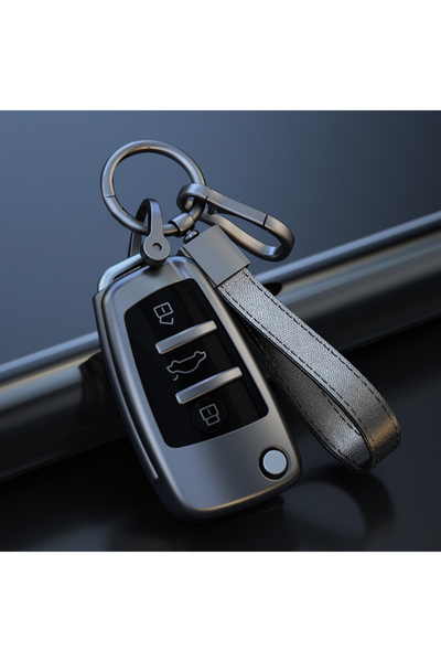 Choice grey set Soft TPU Car Key Case Cover Holder for Audi A1 A3 A6 A6L Q2 Q...