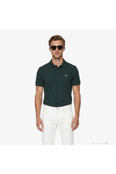 Lacoste L.12.12 Light Erkek Classic Fit Yeşil Polo