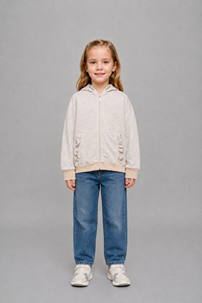 NANİCA Girl's Hooded Zippered Sweatshirt 1-5 Years - 422301