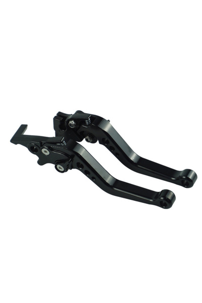 Choice1 Black Universal Motorcycle Brake Levers Motorcycle Front Disc Rear Dr...