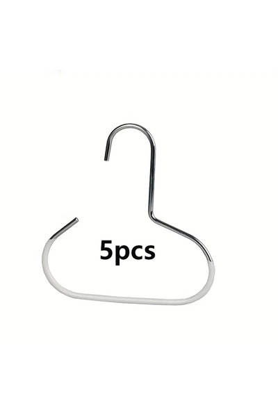 Choice 5pcs White Storage Artifact Hook Hanger Suitable for Hats Tie Scarves ...