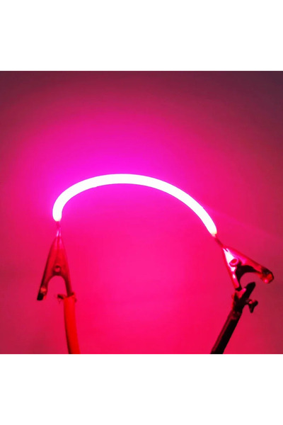 Choice 300mm Pink 5PCS LED 3V COB Flexible Ultra Slim Filament Spiral Bulb Fi...