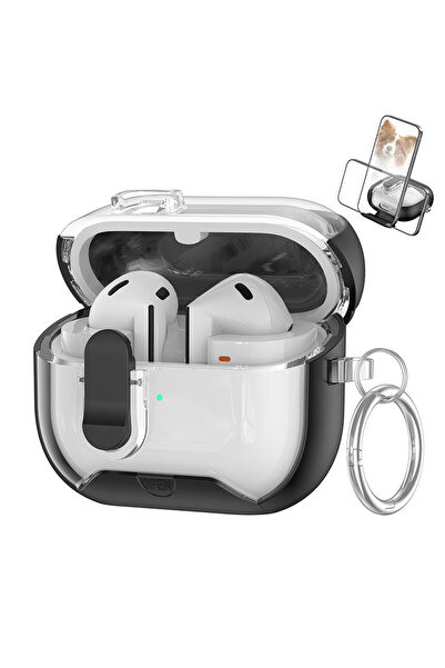 Choice For Galaxy Buds 3Pro Black Secure Lock Case for Buds 3/3Pro Case with ...