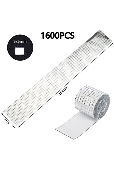 Choice10 10x10mm(every square 4x30CM Sliver 2025 New Self-Adhesive Real Craft...