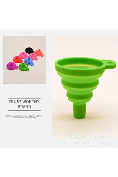 Choice1 1pcs green Car Engine Funnel Universal Silicone Liquid Funnel Washer ...
