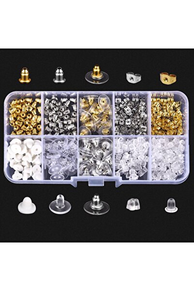 Choice 04-450pcs 100-1040pcs/Box Ear Plug Multiple Styles Alloy Earring Back ...