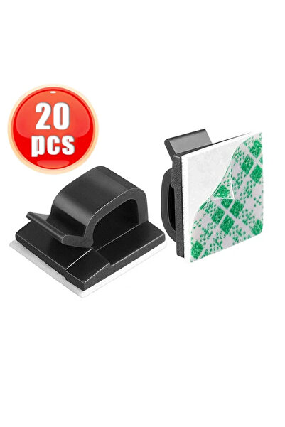 choice2 20pcs black 50PCS Cable Clips For Car Dash Camera Dashboard Cable Cli...
