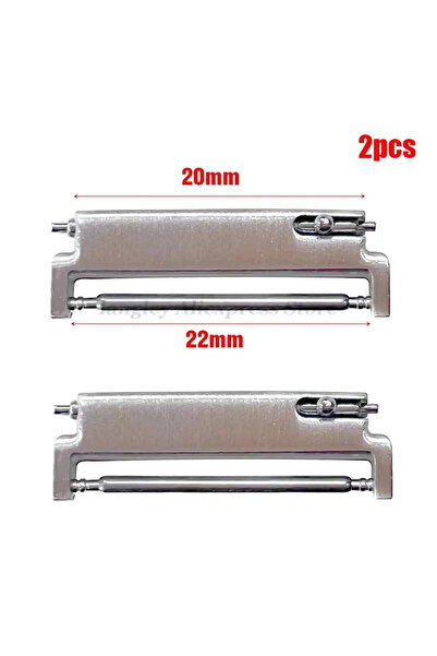 Choice3 Silver-20mm to 22mm 1 Pair Watch Strap Adapter 18mm To 20mm 22mm,20mm...