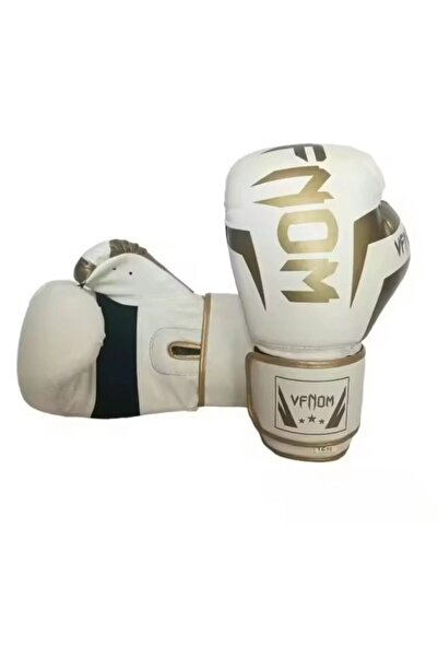 Choice 14oz White Gold 6/8/10/12/16Oz Kids Adult Boxing Gloves PU Breathable ...