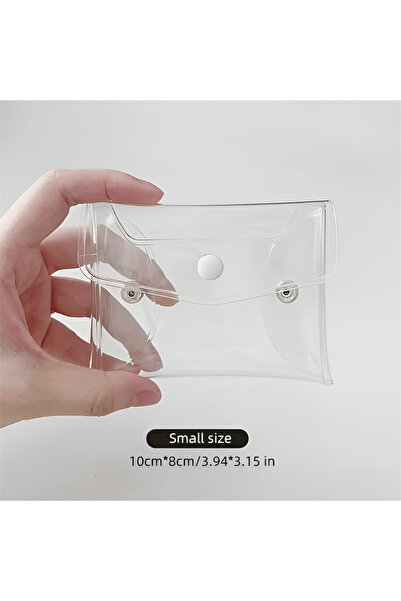 Choice S Transparent Cosmetic Bag S/M/L Portable PVC Organizer for Makeup Bru...