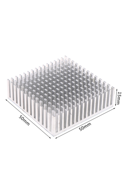 Choice White 1pc High Quality 50*50*15MM New Aluminum Heatsink Panel Heat Sin...
