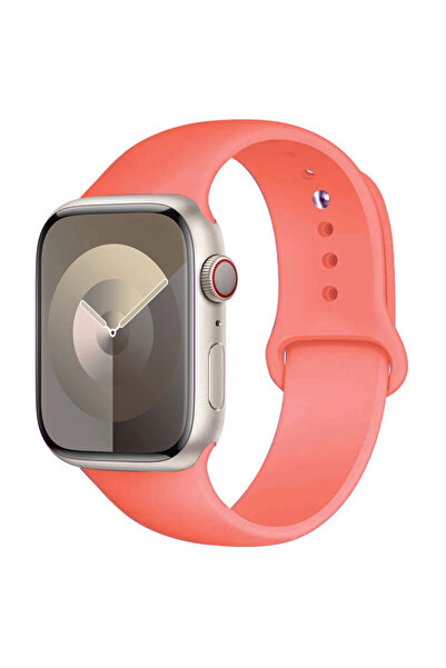 Choice 38mm-40mm-41mm S-M 42 papaya Silicone Band For Watch strap 44mm 45mm 4...