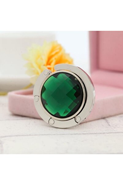 Choice Dark green Handbag foldable Bag Hook Purse Table Hanger Holder Alloy F...