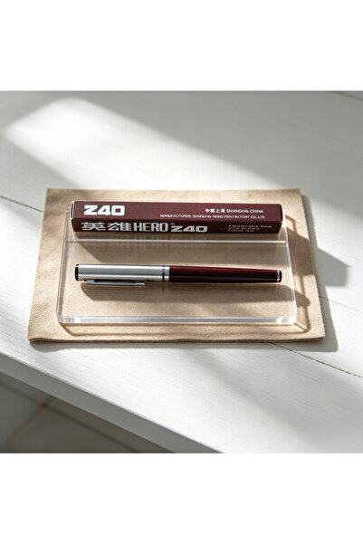 Choice F Red Hero 240 Retro Fountain Pen Classic Design Fine 0.5mm Iridium Ni...