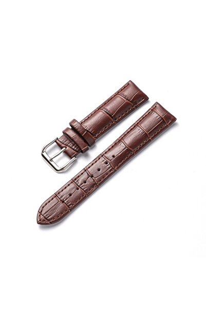 Choice3 20mm Brown Leather Cowhide Watch Band for Women's Watch Chain- Bamboo...