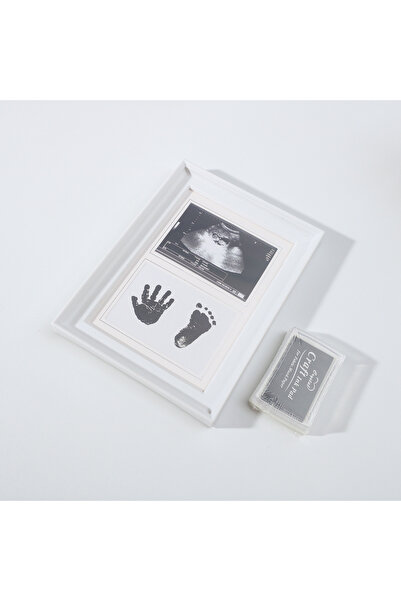 Choice WHITE Ylsteed Newborn Photo Frame Newborn Footprint Ink Pad Hand And F...