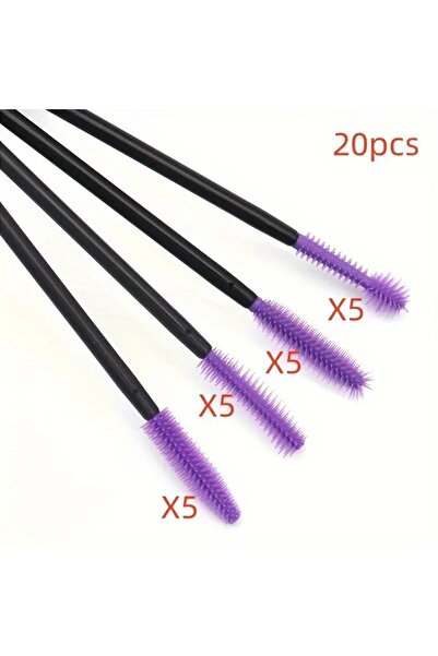 Choice Purple 20pcs Silicone sewing machine cleaning brush, reusable, for dif...
