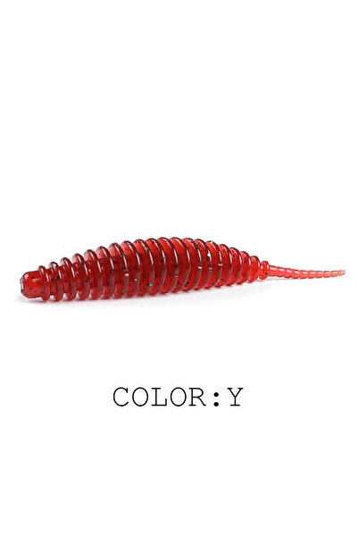 Choice 49mm20pcs Y 2023 Hot Supercontinent Worm Bait Soft Bait Tanta Fishy Sm...