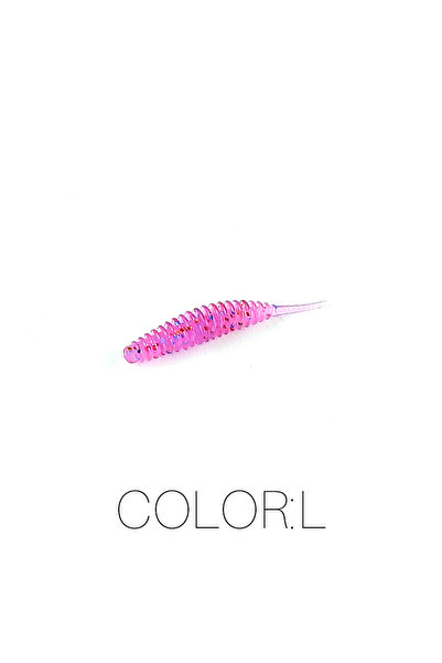 Choice 25mm100pcs0.1g L SUPERCONTINENT Small worm bait soft bait Tanta shrimp...
