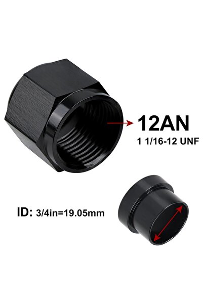 choice2 محول وصلة أنبوب صلب AN12 4AN 1/4 6AN 3/8 8AN 1/2 12AN 3/4 10AN أنثى إ...