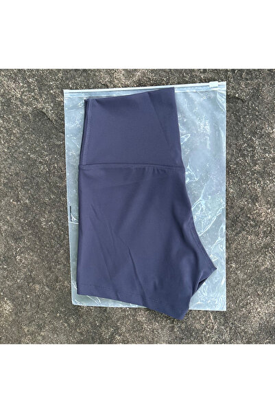 Choice69 XL Tibetan Blue Women Sports Shorts High Waist Yoga Shorts Slim Fit ...