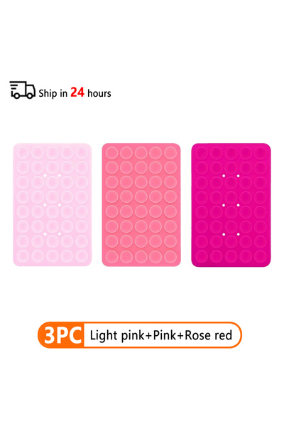 Choice 3PC Set 1 Double Sided Silicone Suction Cup Phone Case Detachable Stan...