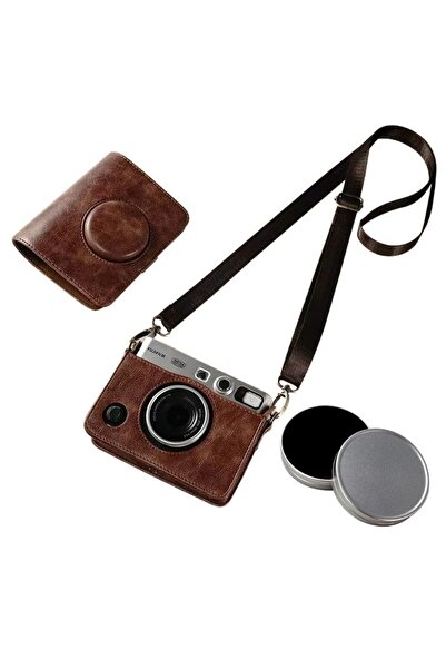 Choice Coffee with Sil-Cap Camera Bag for Fujifilm Instax MINI EVO Camera Pro...