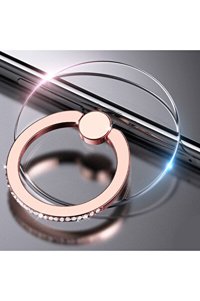 Choice1 Rosegolden Circle Transparent Cell Phone Ring Holder Stand 360°Degree...