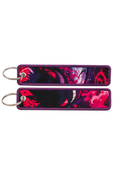 Choice24 8 Cute Anime Elf Embroidery Key Fobs Cool Game Key Tags Keychains fo...