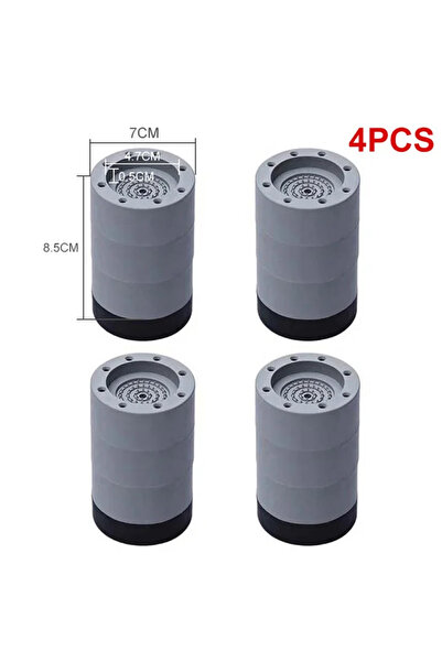 Choice Higher 8.5cm 4 Pcs Washing Machine Anti Vibration Pads Lifting Feet An...