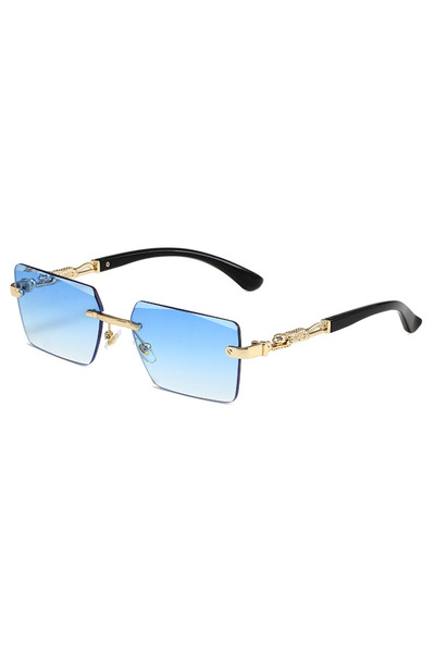Choice LD2 Fashion Rimless Sunglasses UV400 Rectangle Women Men Shades Hiking...