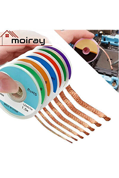 Choice 1.5mX1.5mm 1mm-2.5mm-4mm 1.5M 3M Desoldering Braid Solder Remover Wick...