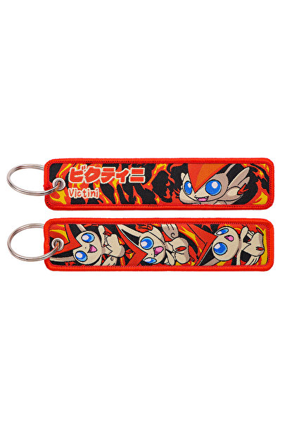 Choice26 22 Cute Anime Elf Embroidery Key Fobs Cool Game Key Tags Keychains f...