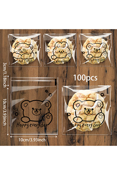 choice2 Other 10x13cm 100pcs 3 In 1 Cute Cartoon Self-Sealing Baking Bags - T...