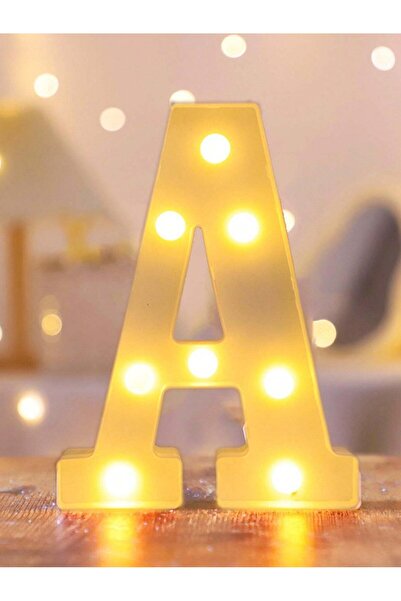 Choice13 A White 1PC 21.8CM LED Letter Light, Luminous Letter and Number Nigh...