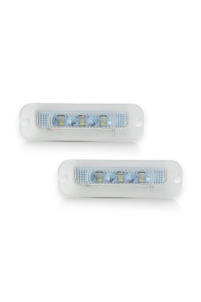 Choice مصباح لوحة ترخيص LED كامل أبيض 2X لسيارة مرسيدس بنز الفئة G W463 G500 ...
