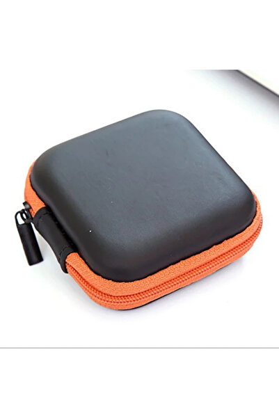 Choice Orange 1-4pcs Portable Shockproof Headphone Case Earphone Bag Headset ...