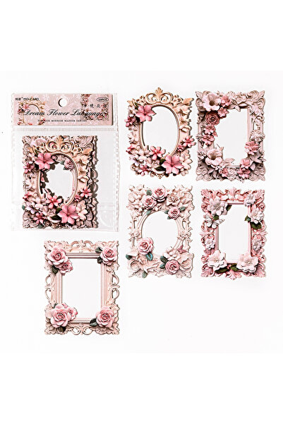 Choice D JIANQI 10pcs/pack Cutout Flowers Frame Collage Card Decor Junk Journ...