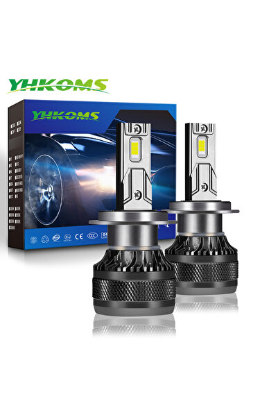 Choice H7 قطعتان 6000 كلفن أبيض بارد YHKOMS عالي الطاقة CSP H4 H7 LED 200 واط...