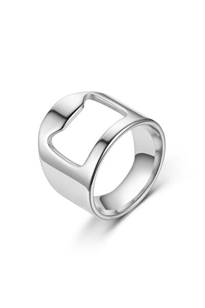 Choice 12 SILVER Bottle Opener Ring Creativity Corkscrew Stainless Steel Fing...