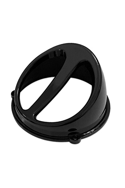 Choice7 Black Engine Cooling Fan Cover, Motorcycle Fan Cover Air Scoop Cap Sp...