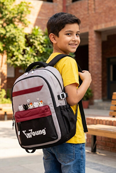 YOUNG 51943 School Backpack Student Daily Travel Holiday Sports Walking Outin...
