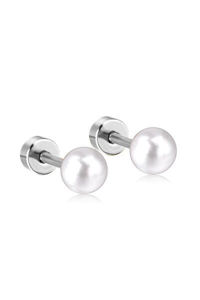Choice5 8MM 6036S LUXUKISSKIDS Classic Imitation Pearl Stud Earrings For Wome...