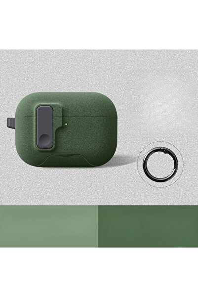 Choice16 حافظة خضراء 11105 لسماعات AirPods Pro2 2025، حافظة مغناطيسية ذاتية ا...