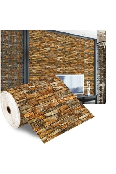 Choice 7 70x 100cm 3D Self-Adhesive Wallpaper Continuous Waterproof Brick Wal...