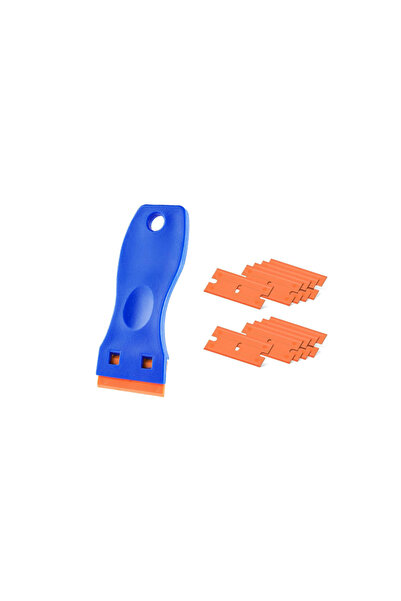 Choice 1 and 10pcs Adhesive Remover Car Sticker Remover Cleaning Scraper Glue...