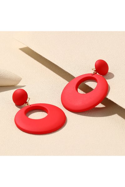 Choice KE866-9 New Trendy Big Acrylic Resin Dangle Earrings For Women Long Ge...